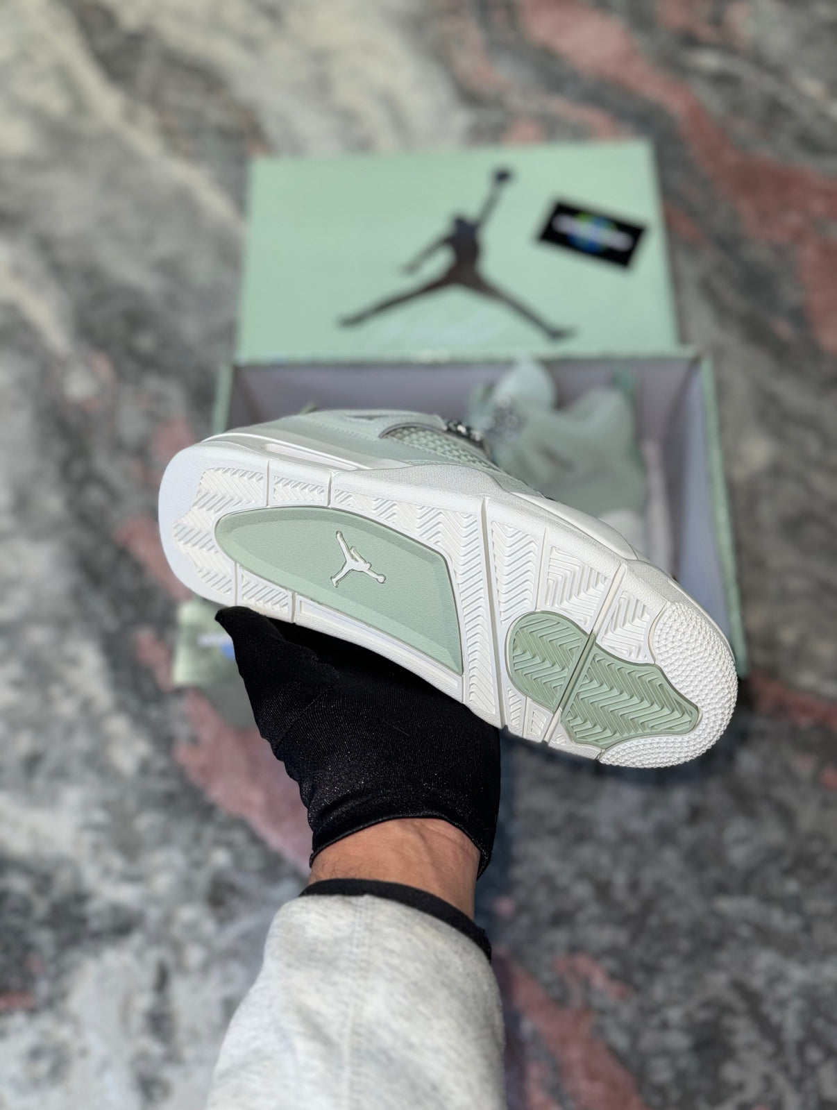 J4 Seafoam Sail