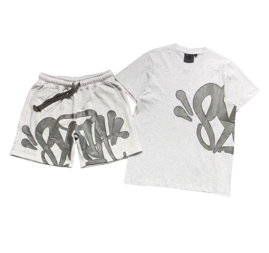SYNA Short Set Grey