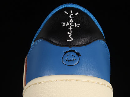 TS x AJ1 Low x Fragment 'Military Blue'
