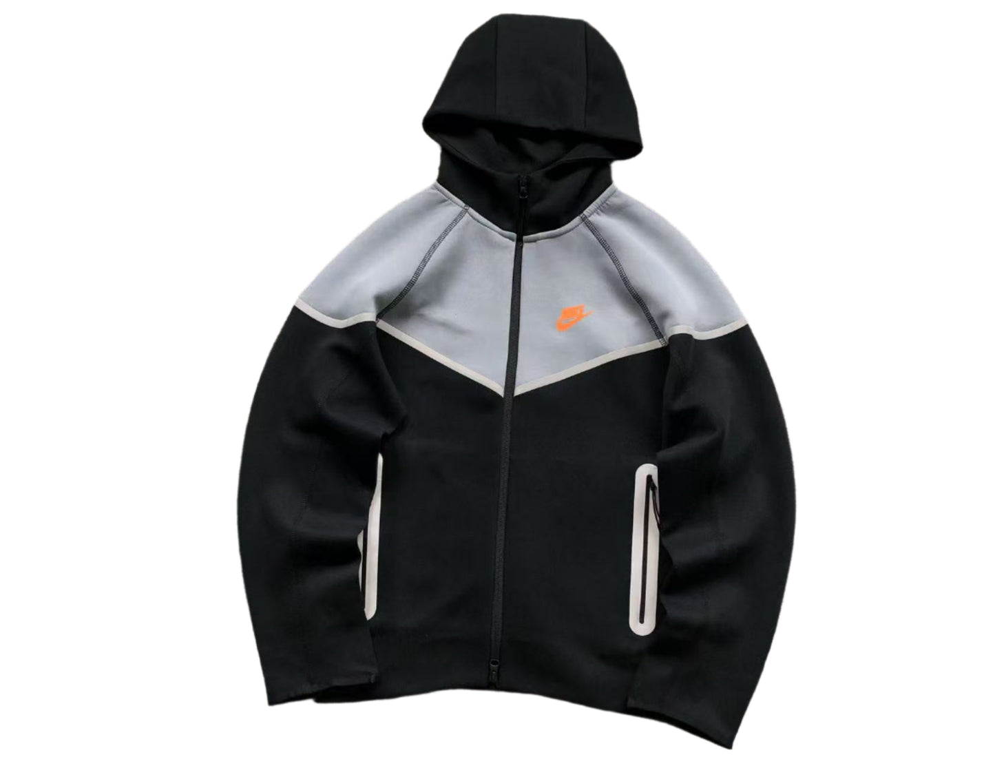 Tech Fleece Ash Grey/Orange Tick