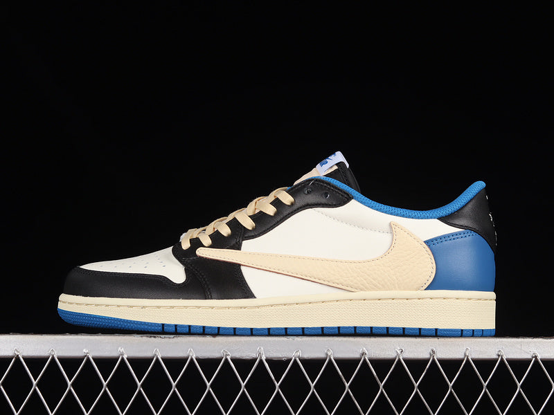 TS x AJ1 Low x Fragment 'Military Blue'
