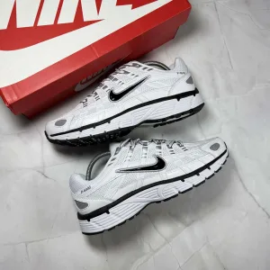 Nike P-6000 - White Metallic Silver Black
