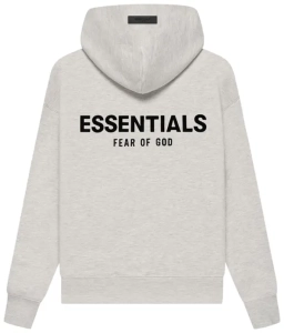 Fear Of God Essentials Hoodie Light Oatmeal Kids/jr Ss22