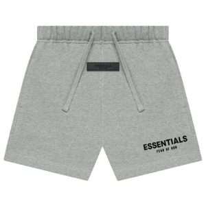 Fear Of God Essentials Shorts Dark Oatmeal Kids/jr Ss22