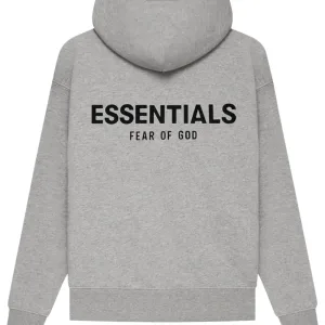 Fear Of God Essentials Hoodie Dark Oatmeal Kids/jr Ss22