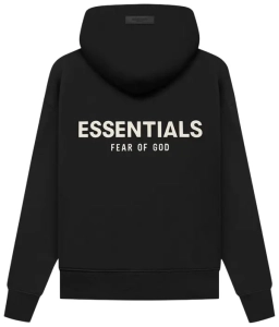 Fear Of God Essentials Hoodie Black Kids/jr Ss22