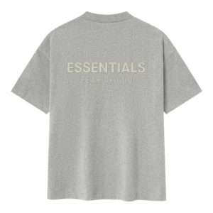 Fear Of God Essentials T-shirt Concrete Heather Ss25