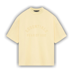 Fear Of God Essentials Crewneck T-shirt Yellow Ss24