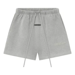 Fear Of God Essentials Shorts Concrete Heather Ss25