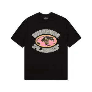 Broken Planet - Grid T-shirt Midnight Black