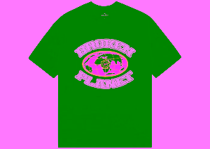 Broken Planet - Grid T-shirt Midnight Black