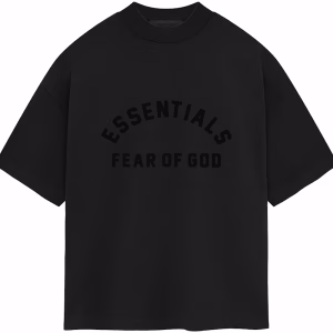 Fear Of God Essentials Crewneck T-shirt Jet Black Ss24