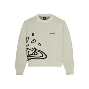 Broken Planet - Knit Sweater Bone White
