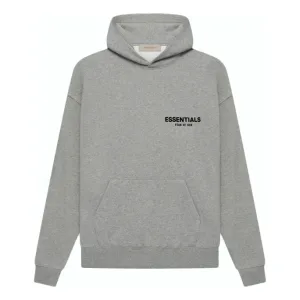 Fear Of God Essentials Hoodie Dark Oatmeal SS22