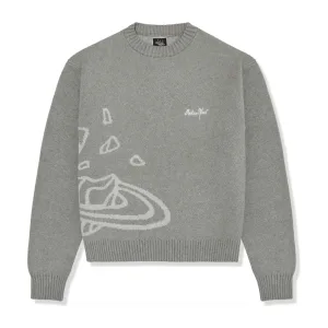 Broken Planet - Knit Sweater Heather Grey
