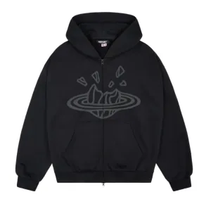 Broken Planet - Midnight Black Zip Up Hoodie