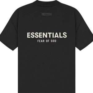 Fear Of God Essentials T-shirt Black Kids/jr Ss22