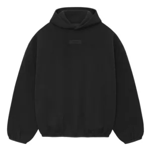 Fear Of God Essentials Hoodie Jet Black SS24