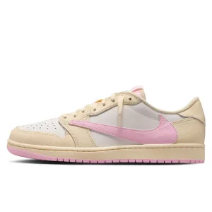 Jordan 1 Low X Travis Scott Shy Pink
