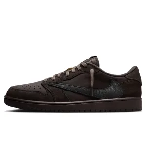 Jordan 1 Low X Travis Scott Velvet Brown